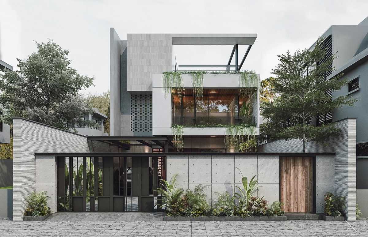 Mẫu biệt thự Tropical hiện đại kết hợp cây xanh và lam gỗ