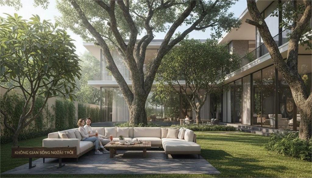 Cây Tạo Bóng Mát Sân Vườn: Nền Tảng Cho Biệt Thự Dễ Chịu 2 Cây tạo bóng mát sân vườn giúp biệt thự luôn mát mẻ