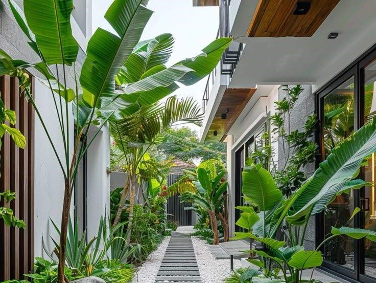 Cây Xanh Sân Vườn Tạo Nên Không Gian Biệt Thự Đầy Sinh Khí 2 cay xanh san vuon 3 1