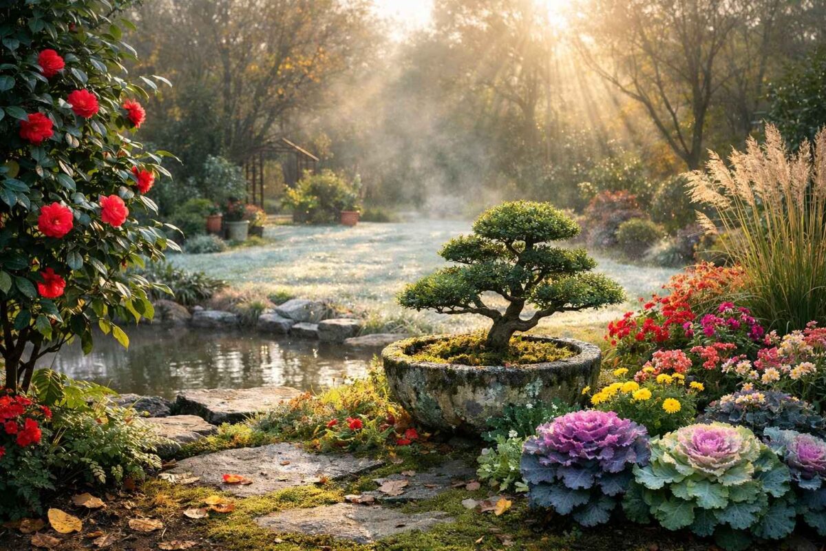 Chăm sóc cây sân vườn tháng 12 giúp khu vườn luôn tươi khỏe