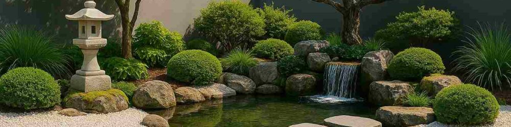 Tiểu cảnh phong thủy sân vườn kiểu Nhật