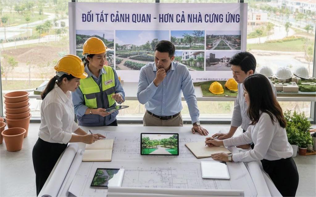 đối tác cảnh quan khảo sát và thiết kế hồ sinh thái