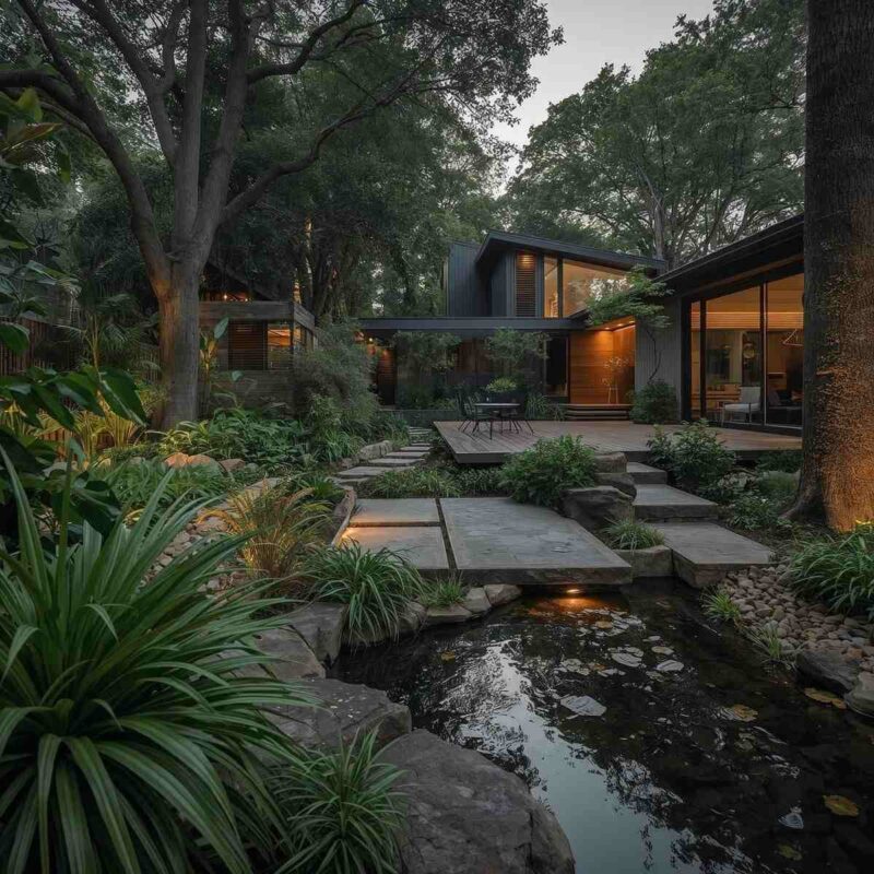 Dự án cảnh quan khuôn viên xanh giữa kiến trúc hiện đại