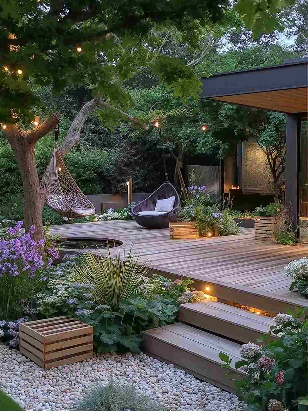 Góc Đọc Sách Trong Vườn – Nơi Thư Thái Giữa Cuộc Sống Bộn Bề 3 Góc đọc sách trong vườn hoa kết hợp tiểu cảnh thư giãn