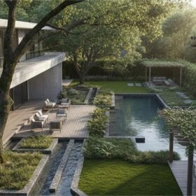 Phối hợp kiến trúc cảnh quan tạo không gian sống liền mạch trong biệt thự