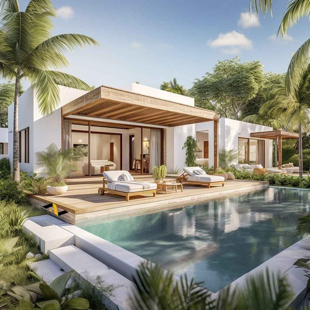 Resort tại gia phong cách hiện đại và tinh tế