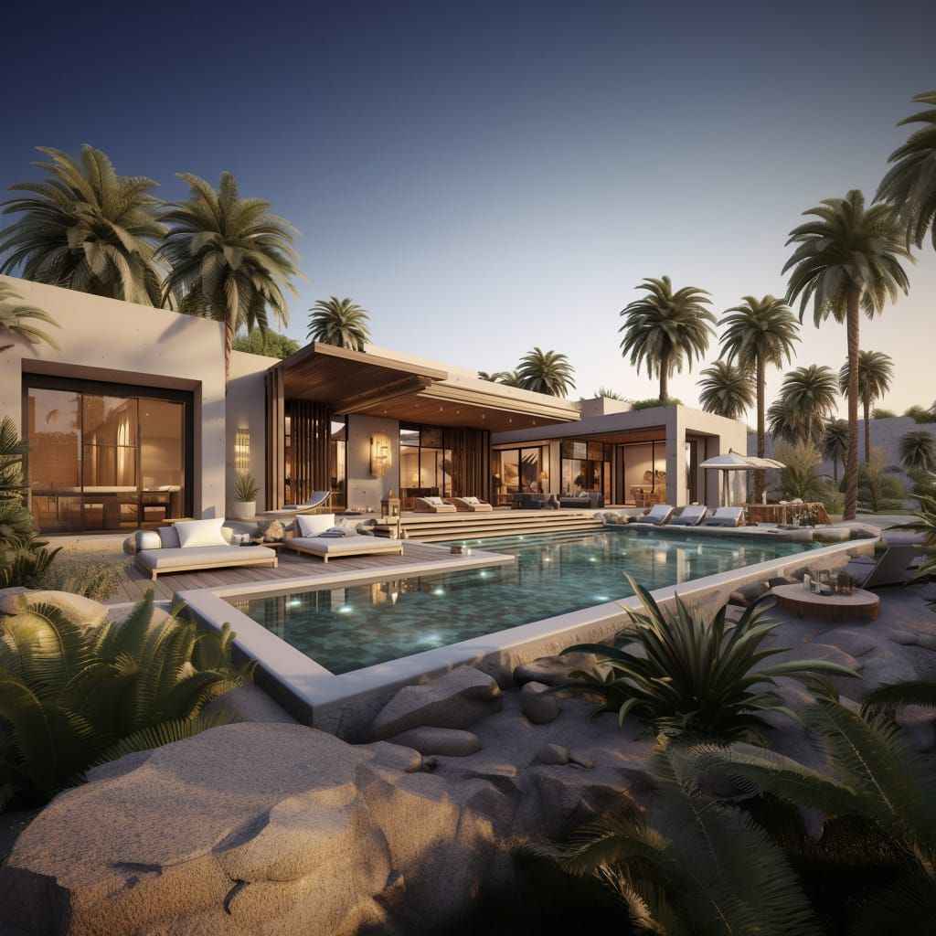 Resort tại gia sang trọng giữa không gian nhiệt đới