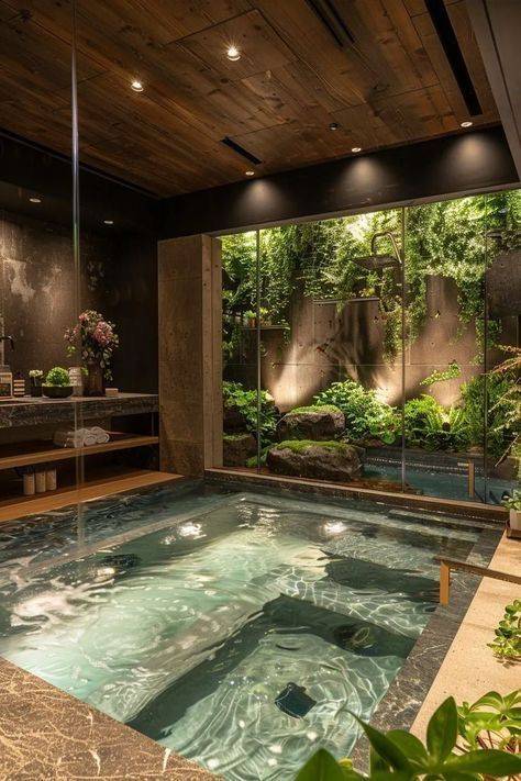 Thiết Kế Hồ Bơi Sân Vườn: Điểm Chạm Hoàn Hảo Giữa Nghỉ Dưỡng Và Thiên Nhiên 4 Thiết kế hồ bơi spa trong biệt thự sân vườn