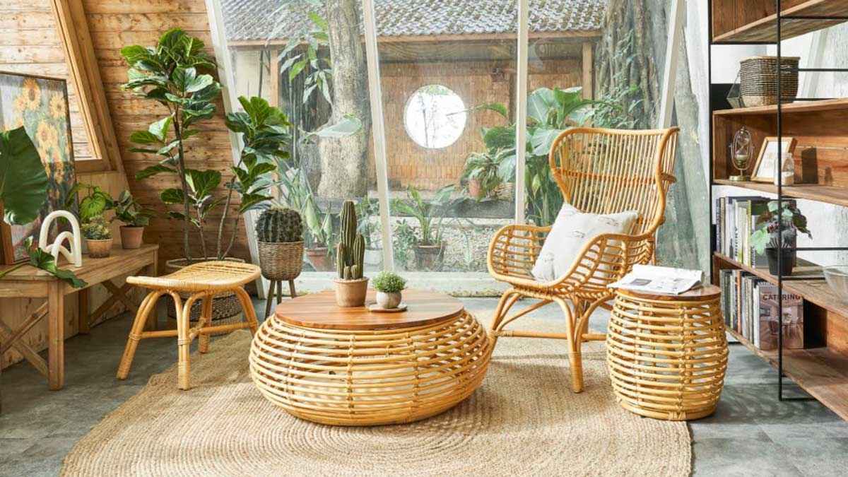Vật Liệu Thân Thiện Môi Trường Nâng Tầm Không Gian Sống 3 Vật liệu thân thiện môi trường trong nội thất tre mây tự nhiên ấm áp